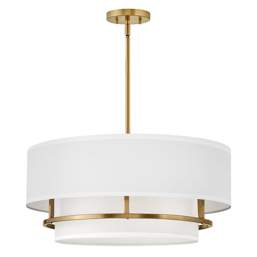 Hinkley - Lampadario a sospensione con supporto rigido GRAHAM 4xE14/40W/230V
