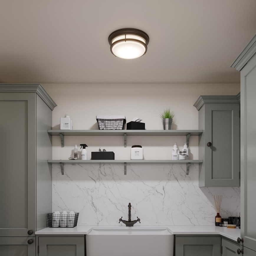 Hinkley - Plafoniera da bagno HADLEY 3xE27/40W/230V IP44 bronzo