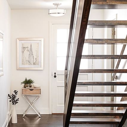 Hinkley - Lampadario a plafone HARPER 3xE27/60W/230V cromo lucido