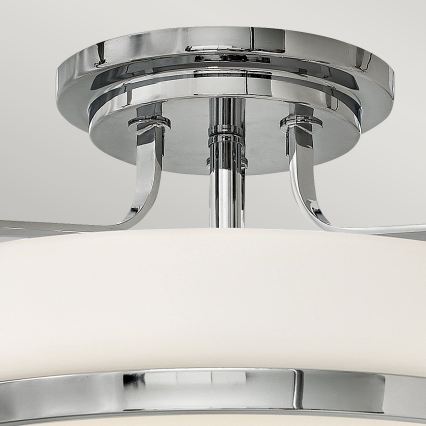 Hinkley - Lampadario a plafone HARPER 3xE27/60W/230V cromo lucido