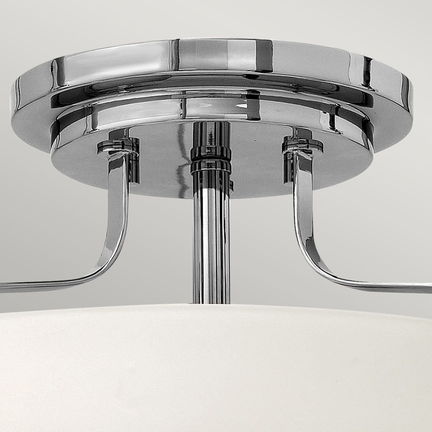 Hinkley - Lampadario a plafone HARPER 3xE27/60W/230V, cromo lucido