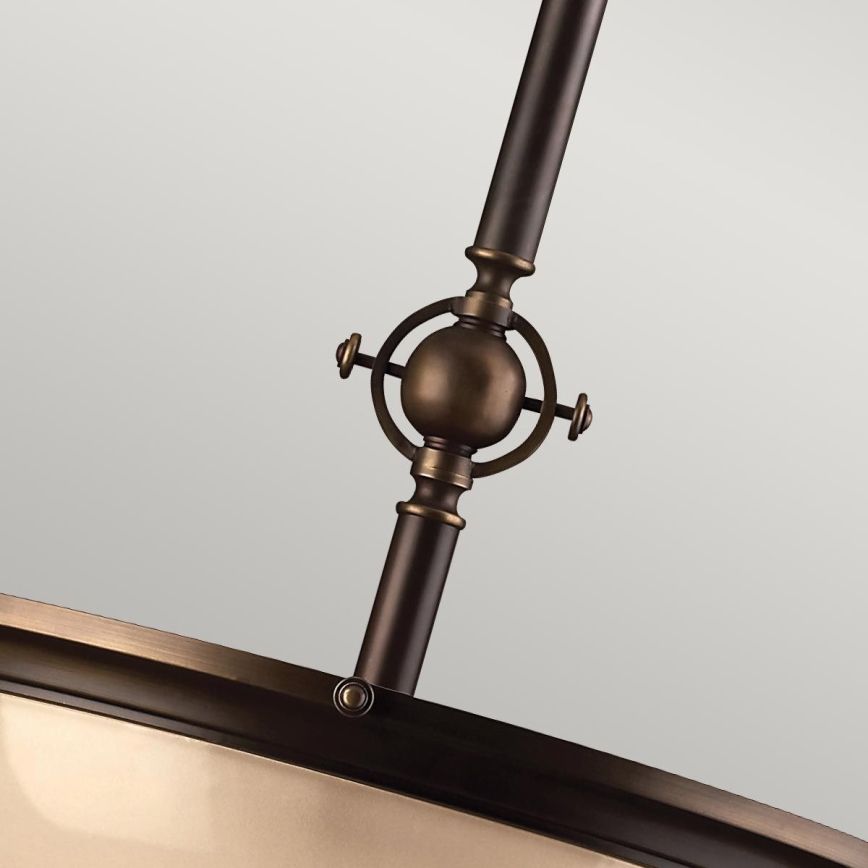 Hinkley - Lampadario a sospensione con catena MAYFLOWER 3xE27/60W/230V