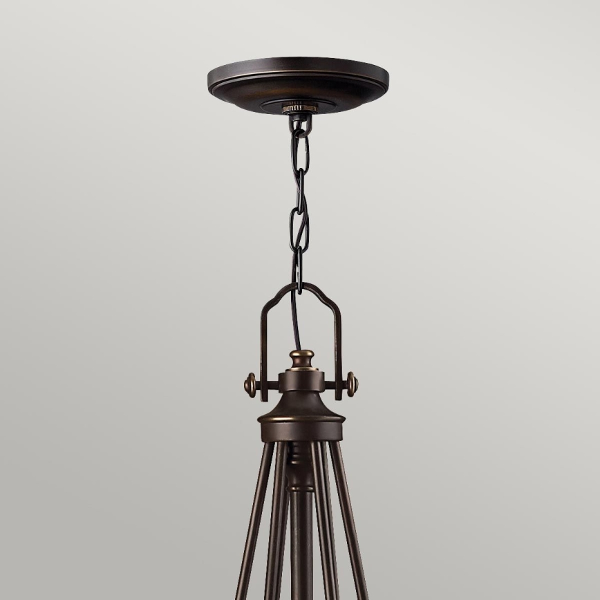 Hinkley - Lampadario a sospensione con catena MAYFLOWER 6xE27/60W/230V