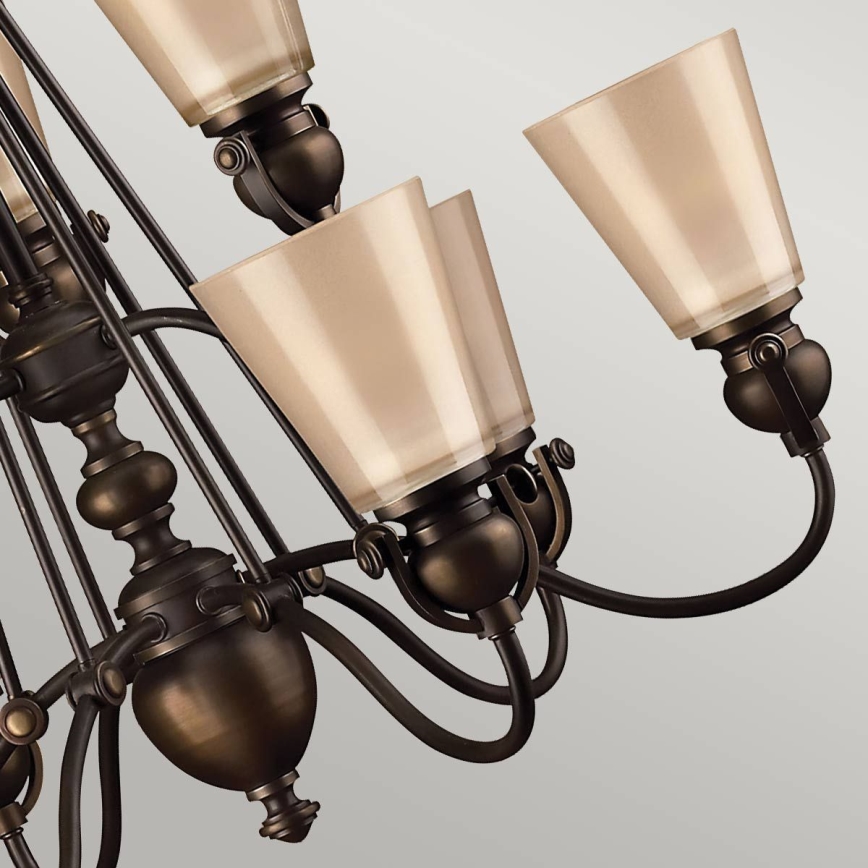 Hinkley - Lampadario a sospensione con catena MAYFLOWER 9xE27/60W/230V