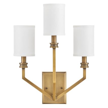 Hinkley - MOORE Lampada da parete 3xE14/40W/230V Oro