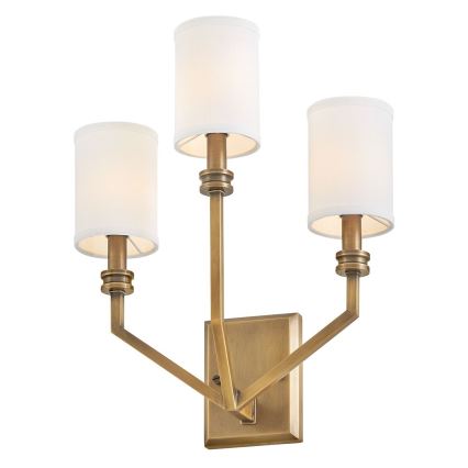Hinkley - MOORE Lampada da parete 3xE14/40W/230V Oro