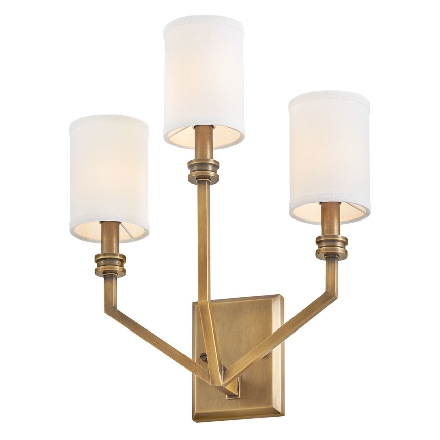 Hinkley - MOORE Lampada da parete 3xE14/40W/230V Oro