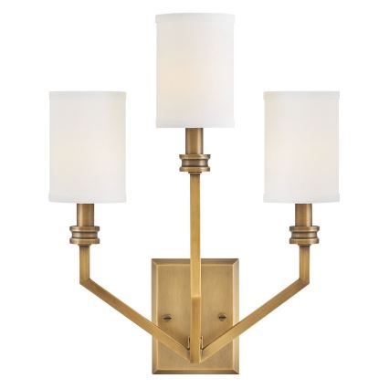 Hinkley - MOORE Lampada da parete 3xE14/40W/230V Oro