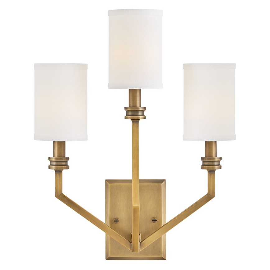 Hinkley - MOORE Lampada da parete 3xE14/40W/230V Oro