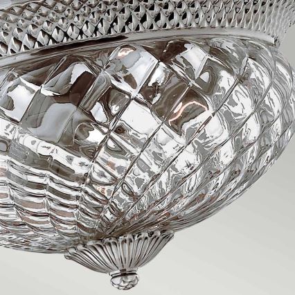 Hinkley - Plafoniera PLANTATION 3xE27/60W/230V argento