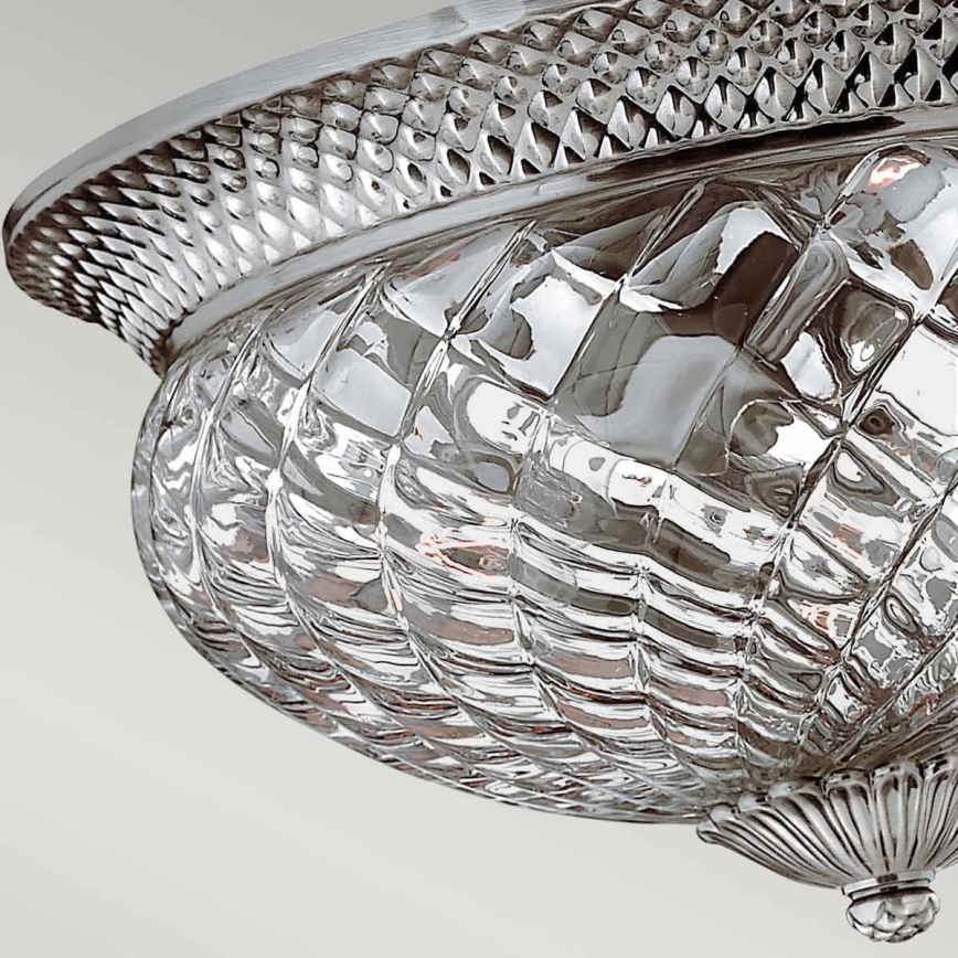 Hinkley - Plafoniera PLANTATION 3xE27/60W/230V argento