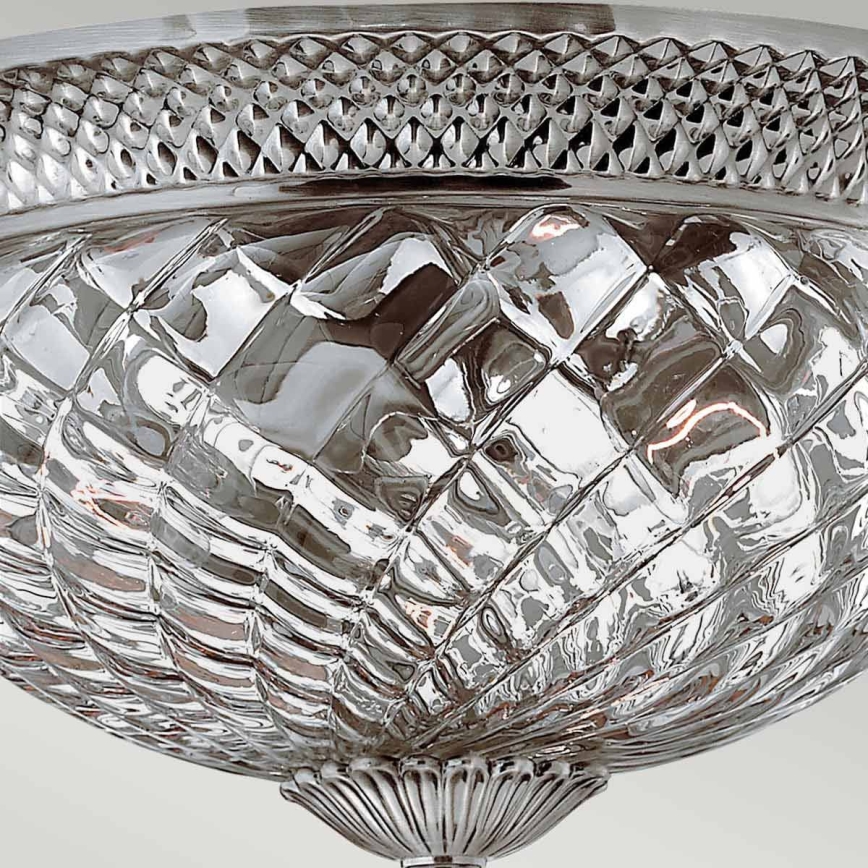 Hinkley - Plafoniera PLANTATION 3xE27/60W/230V argento