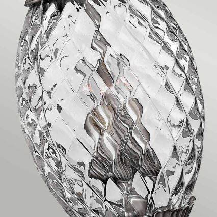 Hinkley - Lampadario a sospensione con catena PLANTATION 4xE14/40W/230V argento