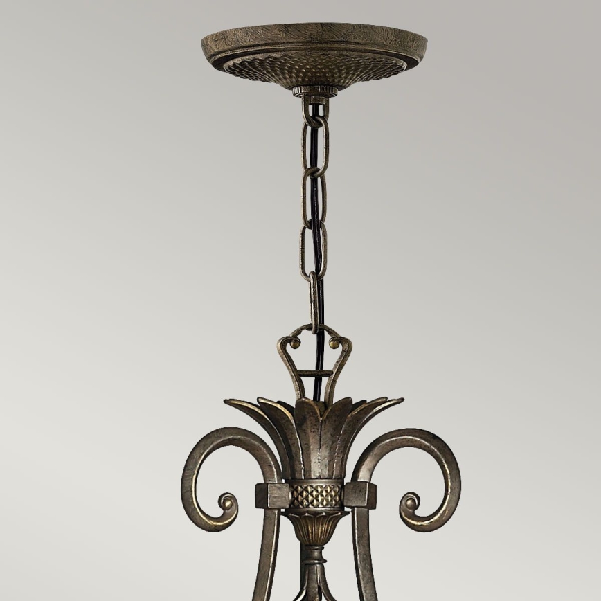 Hinkley - Lampadario a sospensione con catena PLANTATION 7xE14/40W/230V bronzo