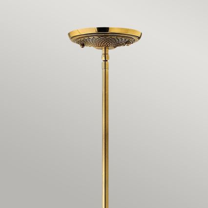 Hinkley - Lampadario a sospensione con supporto rigido PLANTATION 1xE27/60W/230V oro