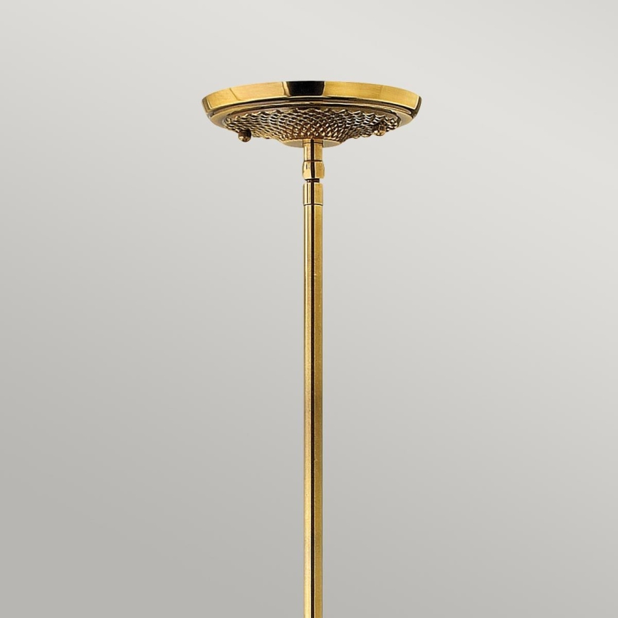 Hinkley - Lampadario a sospensione con supporto rigido PLANTATION 1xE27/60W/230V oro