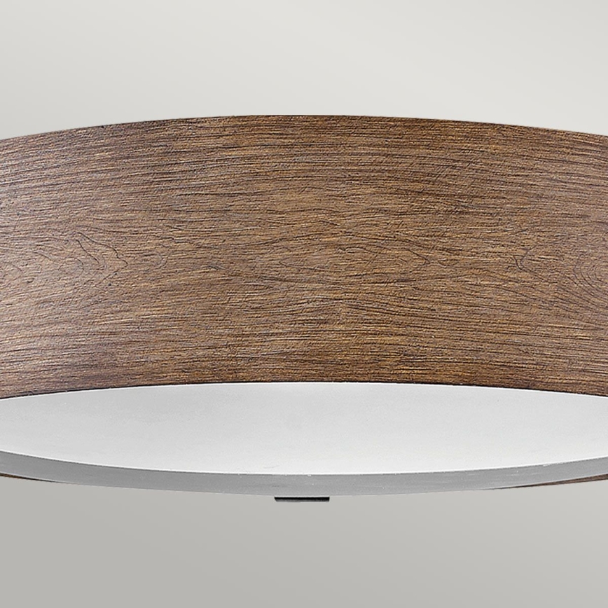 Hinkley - Plafoniera SAWYER 3xE14/40W/230V diametro 38 cm sequoia/marrone