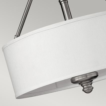 Hinkley - Lampadario da soffitto a montaggio superficiale SUSSEX 3xE27/60W/230V cromo opaco