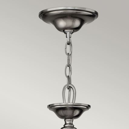 Hinkley - Lampadario a catena SUSSEX 9xE14/40W/230V cromo satinato