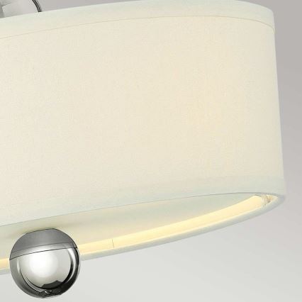 Hinkley - Lampadario a montaggio superficiale ZELDA 3xE27/60W/230V cromo lucido