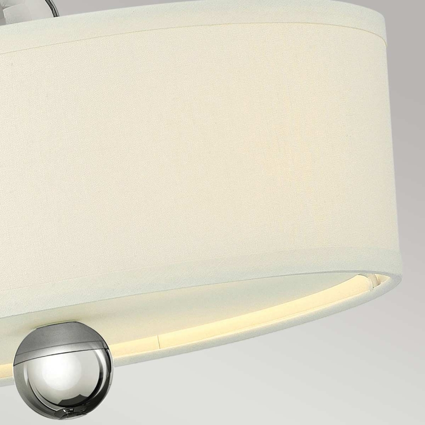 Hinkley - Lampadario a montaggio superficiale ZELDA 3xE27/60W/230V cromo lucido