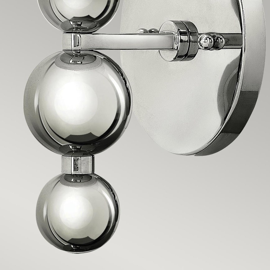 Hinkley - Lampada da parete ZELDA 1xE27/60W/230V cromo lucido