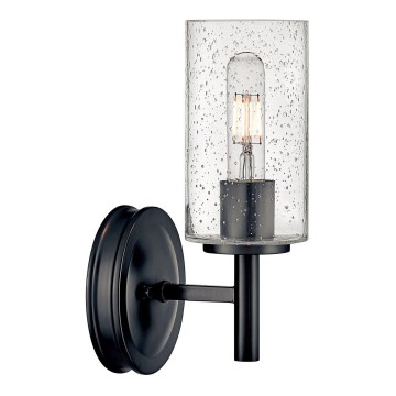 Hinkley - Lampada da parete COLLIER 1xE27/60W/230V nera