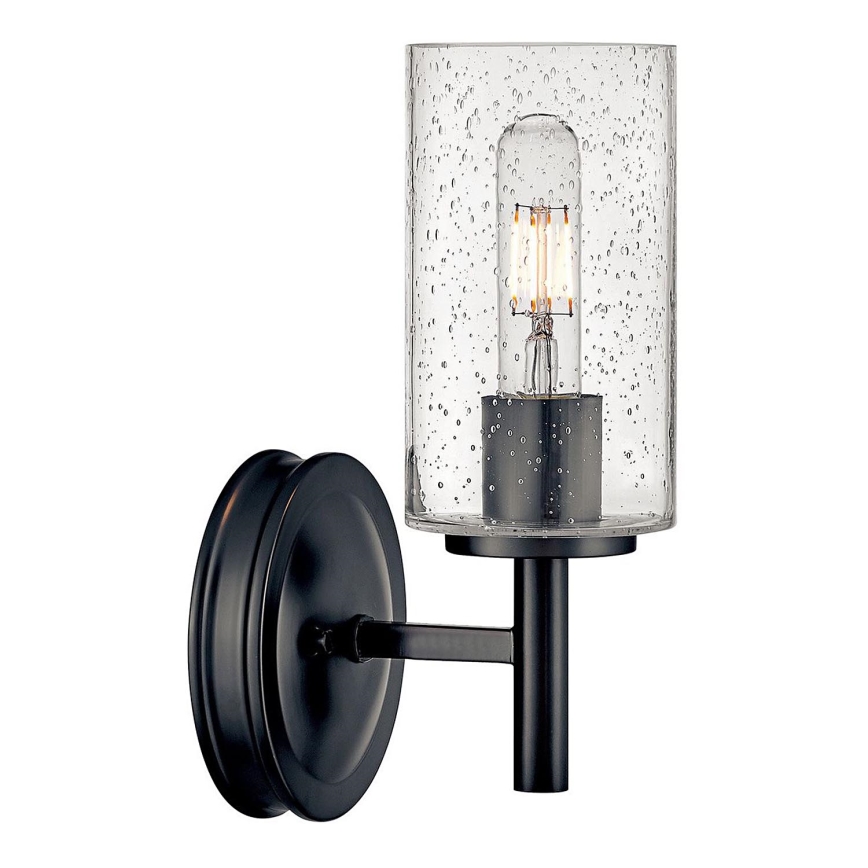 Hinkley - Lampada da parete COLLIER 1xE27/60W/230V nera