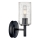 Hinkley - Lampada da parete COLLIER 1xE27/60W/230V nera