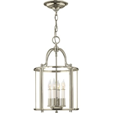 Hinkley - Lampadario a catena GENTRY 4xE14/60W/230V cromo lucido