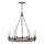 Hinkley - Lampadario a catena SAWYER 6xE14/40W/230V marrone