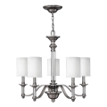 Hinkley - Lampadario a catena SUSSEX 5xE14/40W/230V cromo opaco