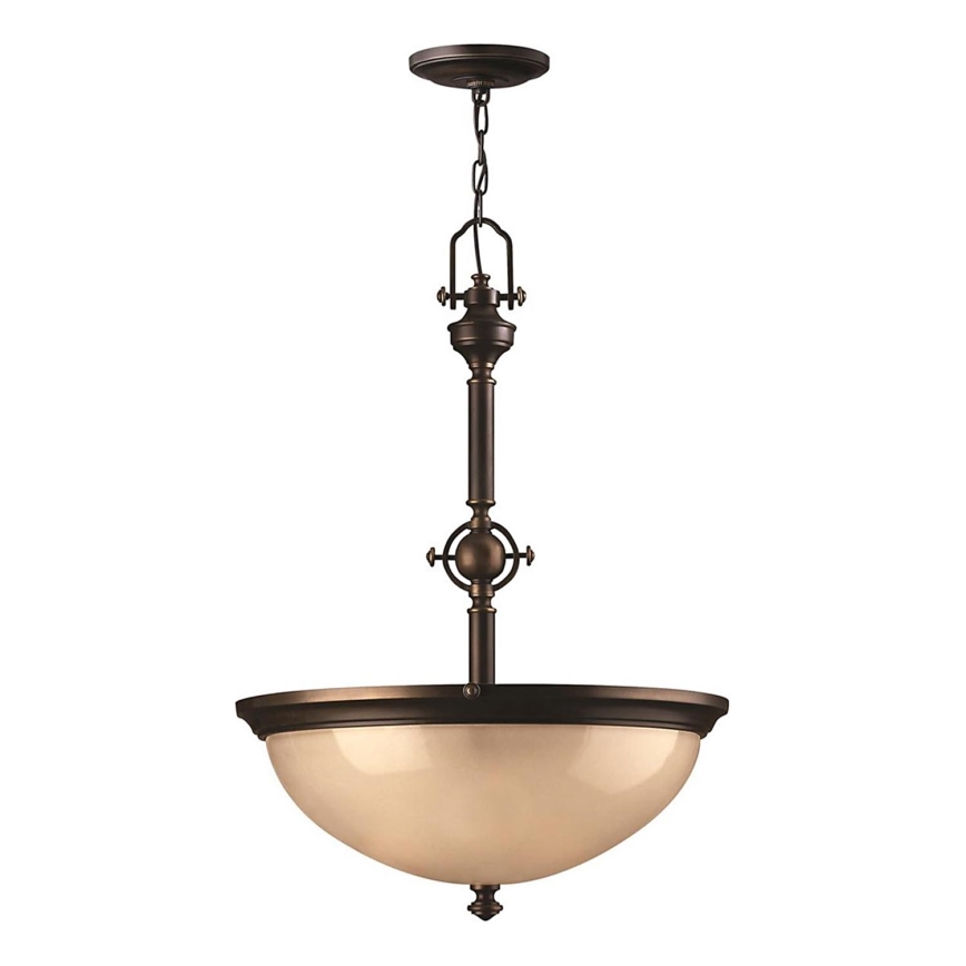 Hinkley - Lampadario a sospensione con catena MAYFLOWER 3xE27/60W/230V