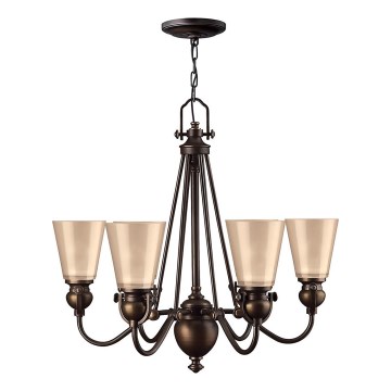 Hinkley - Lampadario a sospensione con catena MAYFLOWER 6xE27/60W/230V