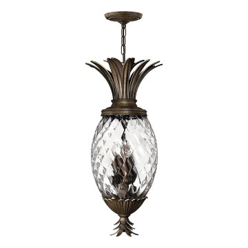 Hinkley - Lampadario a sospensione con catena PLANTATION 4xE14/40W/230V bronzo