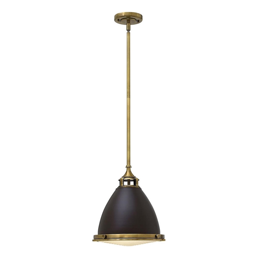 Hinkley - Lampadario a sospensione con supporto rigido AMELIA 1xE27/60W/230V bronzo