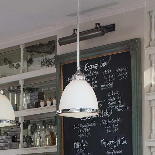 Hinkley - Lampadario a sospensione con supporto rigido AMELIA 1xE27/60W/230V cromo lucido