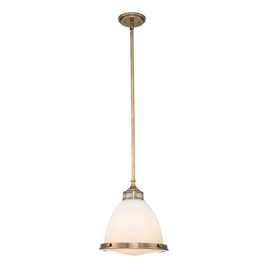 Hinkley - Lampadario a sospensione con supporto rigido AMELIA 1xE27/60W/230V ottone