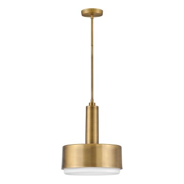 Hinkley - Lampadario a sospensione con supporto rigido CEDRIC 2xE27/60W/230V diametro 33 cm ottone