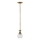 Hinkley - Lampadario a sospensione con supporto rigido PLANTATION 1xE27/60W/230V oro