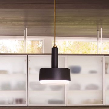 Hinkley - Lampadario su asta CEDRIC 2xE27/60W/230V Ø 33 cm oro/nero