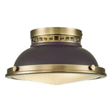 Hinkley - Plafoniera AMELIA 2xE27/40W/230V nero/ottone