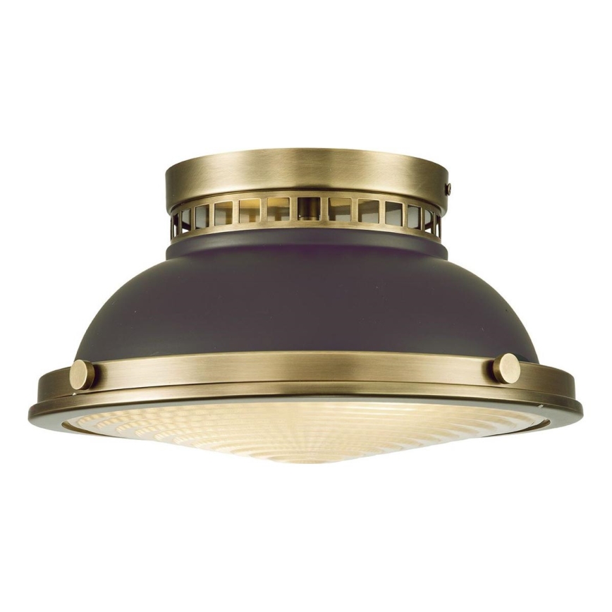 Hinkley - Plafoniera AMELIA 2xE27/40W/230V nero/ottone