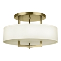 Hinkley - Plafoniera HAMPTON 3xE27/60W/230V Ø 50,8 cm dorata