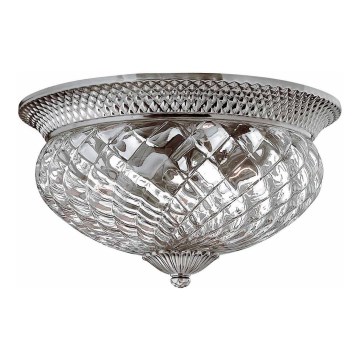 Hinkley - Plafoniera PLANTATION 3xE27/60W/230V argento