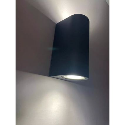 HÖFFTECH - Applique da esterno 2xGU10/35W/230V IP65