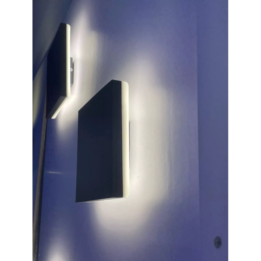HÖFFTECH - LED Applique da esterno LED/10W/230V quadrata IP65