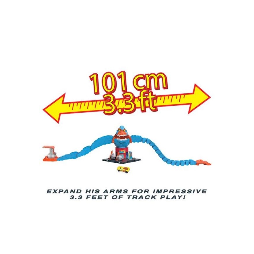 Hot Wheels - Pista per macchinine City Gorilla