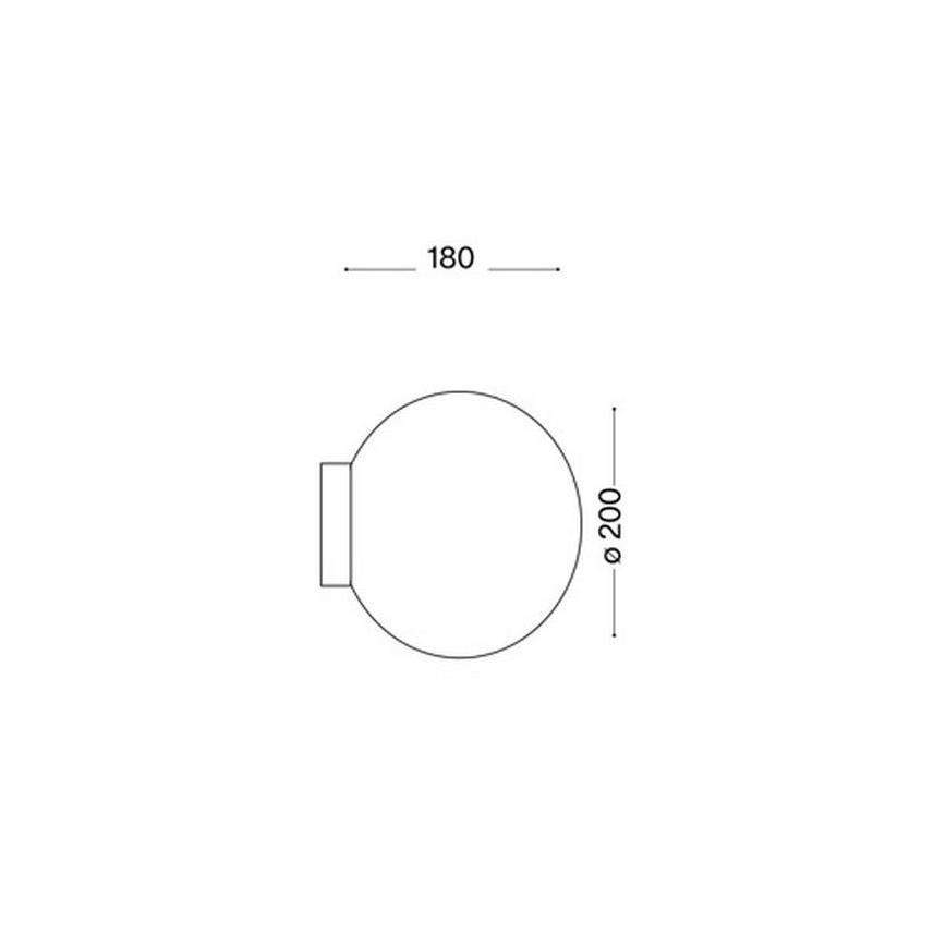 Ideal Lux 59815 - Applique da parete LED RGBW dimmerabile MAPA 1xE27/9W/230V 2700-6500K