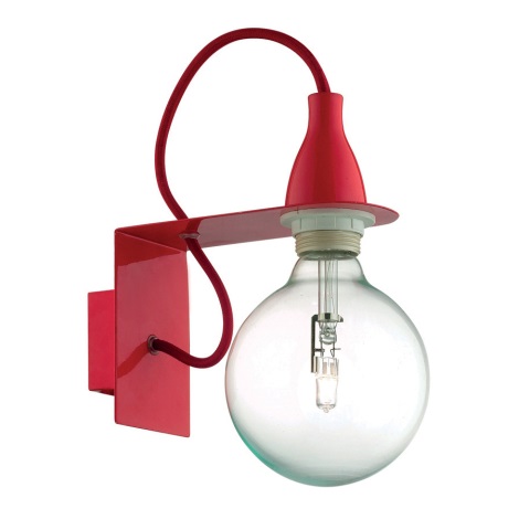 Ideal Lux - Applique 1xE27/42W/230V rosso